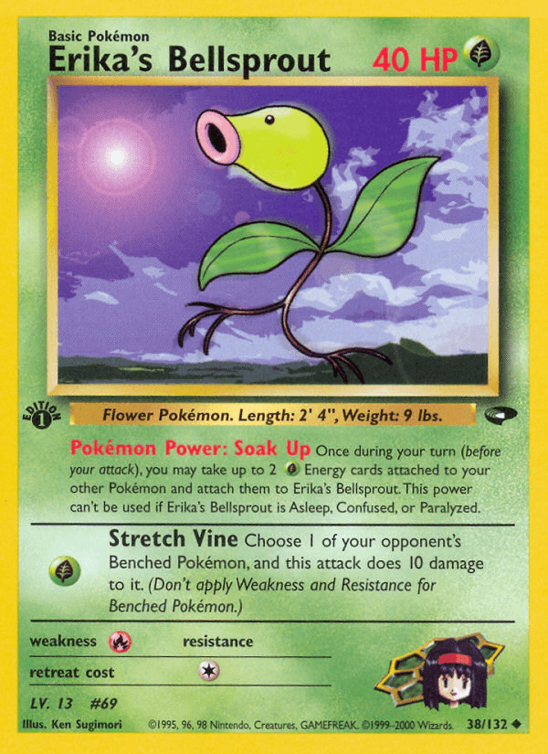 Erika's Bellsprout (38/132) [Gym Challenge 1st Edition] (Online Only)