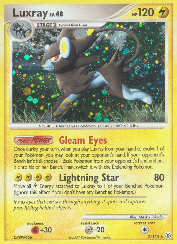 Luxray (7/130) [Diamond & Pearl: Base Set] (Online Only)