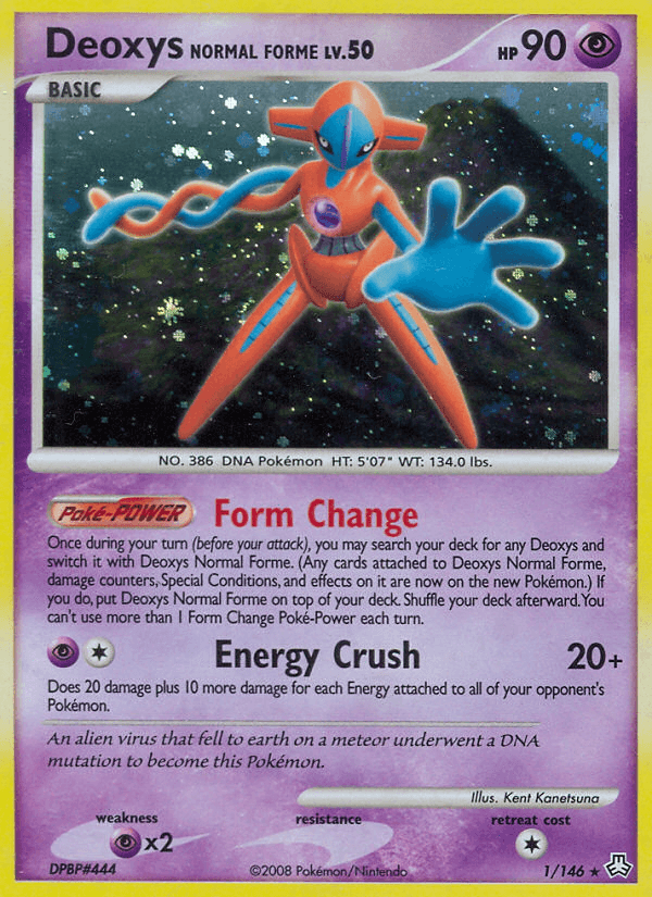 Deoxys Normal Forme (1/146) [Diamond & Pearl: Legends Awakened] (Online Only)