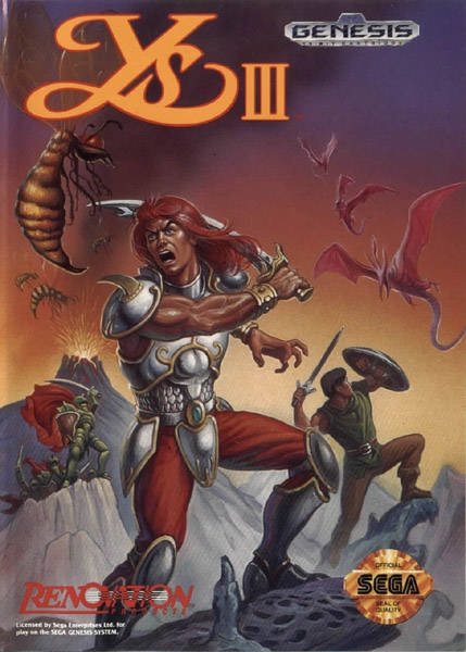 Ys III Wanderers from Ys (Sega Genesis) (ONLINE ORDER ONLY)