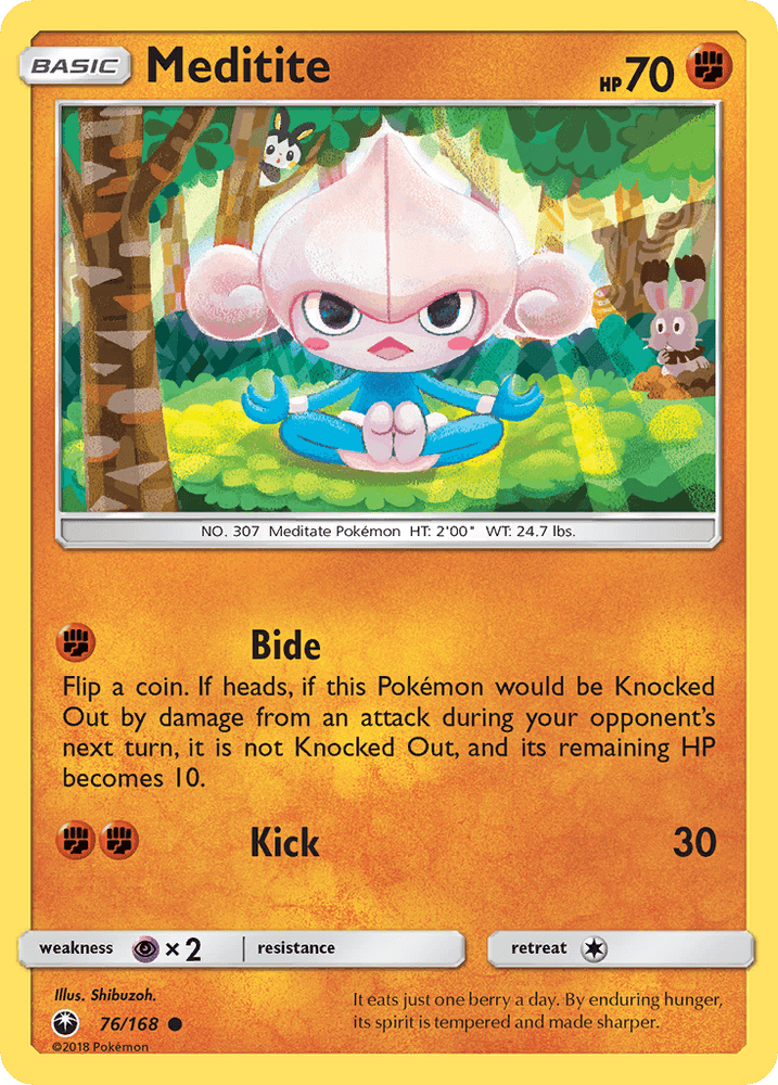 Meditite (76/168) [Sun & Moon: Celestial Storm] (Online Only)