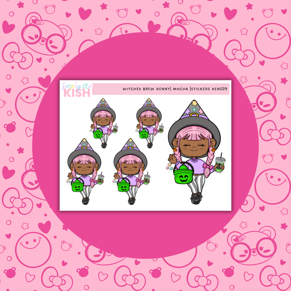 Witches Brew | Kenny Character|  Decorative Stickers (ONLINE ORDER ONLY)