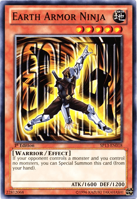 Earth Armor Ninja [SP13-EN018] Common (ONLINE ORDER ONLY)