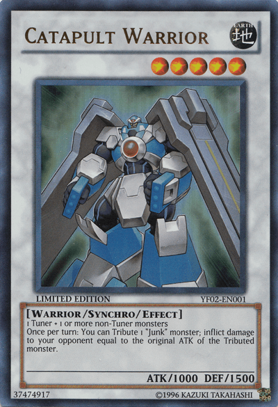 Catapult Warrior [YF02-EN001] Ultra Rare (ONLINE ORDER ONLY)