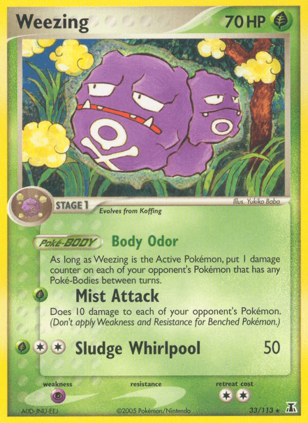 Weezing (33/113) [EX: Delta Species] (Online Only)
