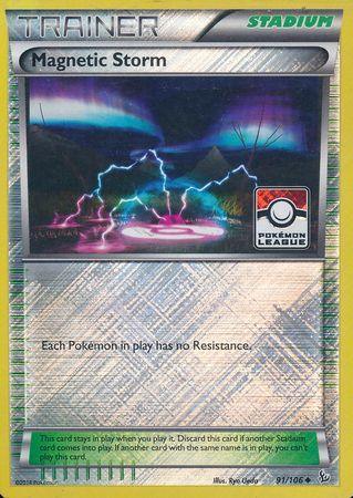 Magnetic Storm (91/106) (League Promo) [XY: Flashfire] (Online Only)