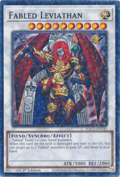 Fabled Leviathan (Duel Terminal) [HAC1-EN145] Common (ONLINE ORDER ONLY)