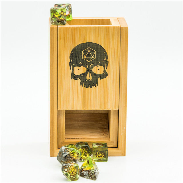 Bamboo Dice Tower Skull Dice Logo (Online Only)
