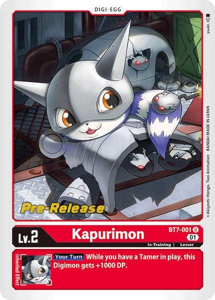 Kapurimon [BT7-001] [Next Adventure Pre-Release Cards] (ONLINE ORDER ONLY)