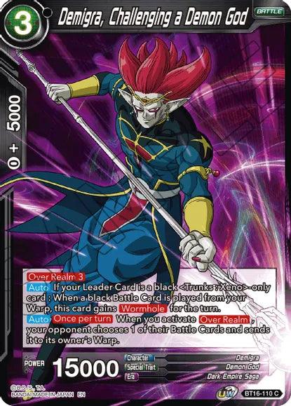 Demigra, Challenging a Demon God (BT16-110) [Realm of the Gods] (ONLINE ORDER ONLY)