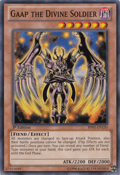 Gaap the Divine Soldier [BP01-EN150] Common (ONLINE ORDER ONLY)