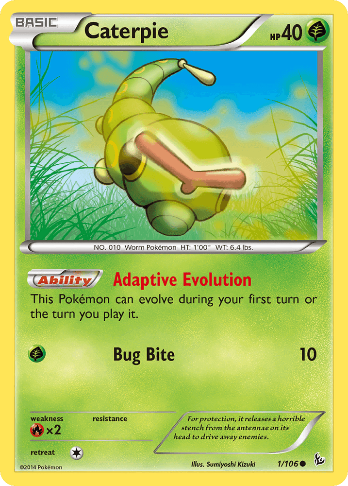 Caterpie (1/106) [XY: Flashfire] (Online Only)