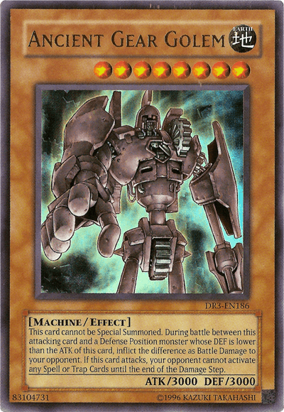 Ancient Gear Golem [DR3-EN186] Ultra Rare (ONLINE ORDER ONLY)