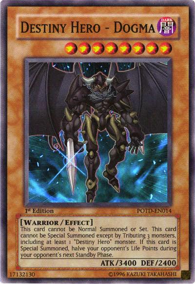 Destiny Hero - Dogma [POTD-EN014] Super Rare (ONLINE ORDER ONLY)