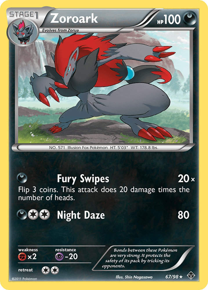 Zoroark (67/98) [Black & White: Emerging Powers] (Online Only)