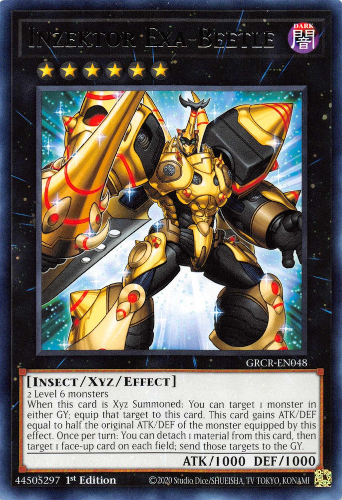Inzektor Exa-Beetle [GRCR-EN048] Rare (ONLINE ORDER ONLY)