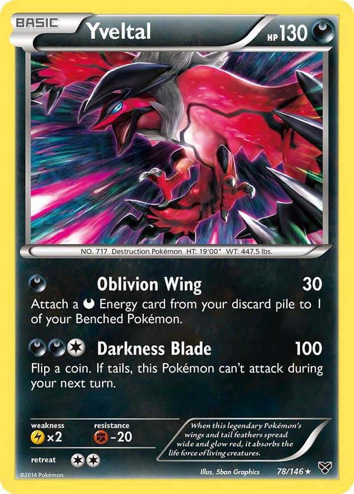 Yveltal (78/146) (Theme Deck Exclusive) [XY: Base Set] (Online Only)
