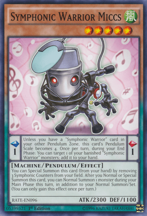 Symphonic Warrior Miccs [RATE-EN096] Common (ONLINE ORDER ONLY)