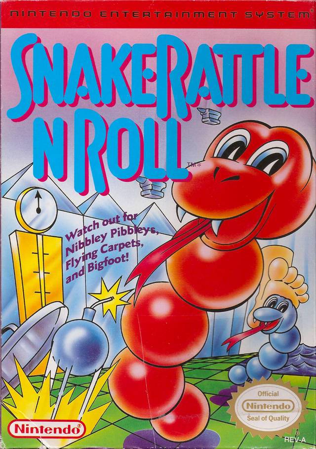 Snake Rattle n Roll (Nintendo NES) (Online Only)