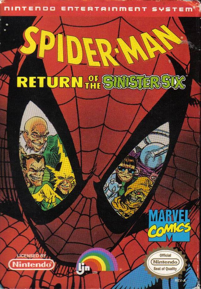 Spider-Man: Return of the Sinister Six (Nintendo NES) (Online Only)