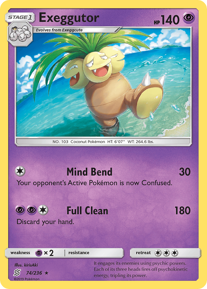 Exeggutor (74/236) [Sun & Moon: Unified Minds] (Online Only)