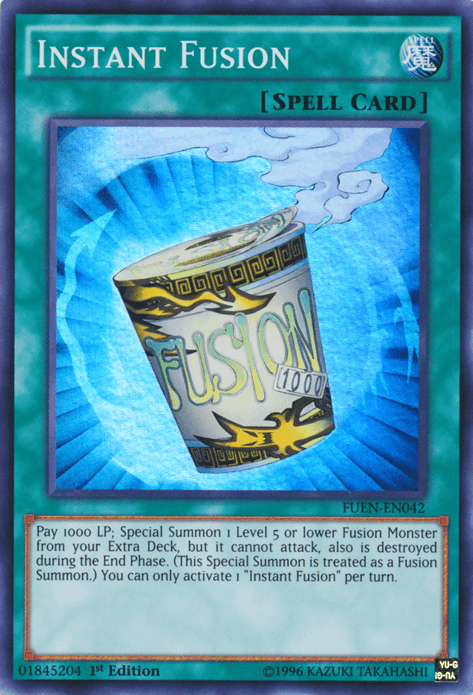 Instant Fusion [FUEN-EN042] Super Rare (ONLINE ORDER ONLY)