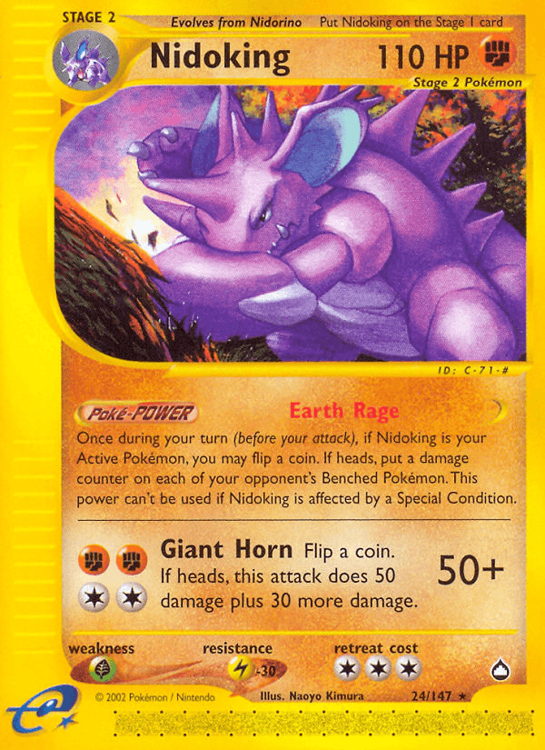 Nidoking (24/147) [Aquapolis] (Online Only)