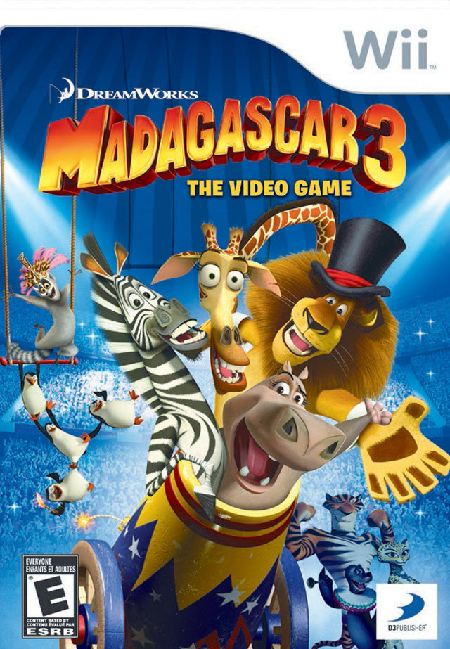 DreamWorks Madagascar 3: The Video Game (Wii) (Online Only)