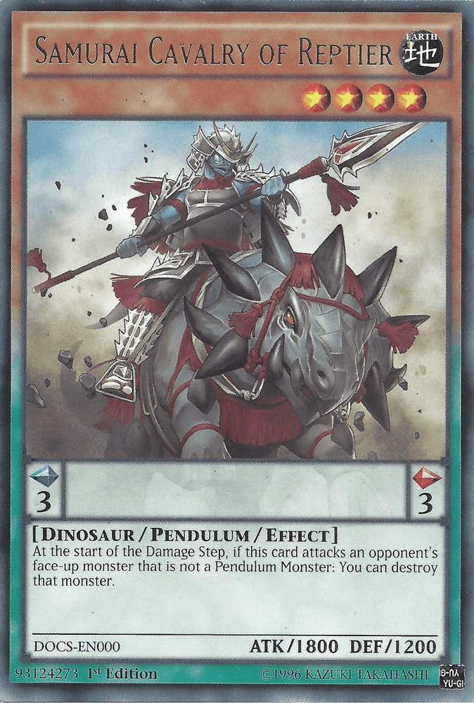Samurai Cavalry of Reptier [DOCS-EN000] Rare (ONLINE ORDER ONLY)