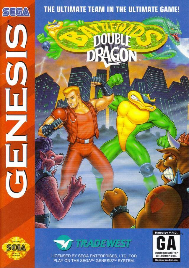 Battletoads and Double Dragon (Sega Genesis) (ONLINE ORDER ONLY)