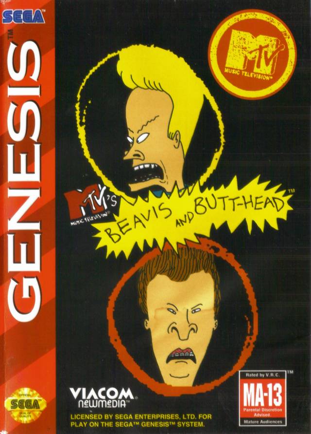 Beavis and Butt-Head Bundle [Game + Strategy Guide] (Sega Genesis) (ONLINE ORDER ONLY)