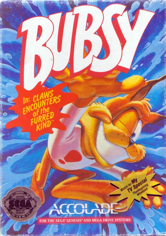 Bubsy (Sega Genesis) (ONLINE ORDER ONLY)