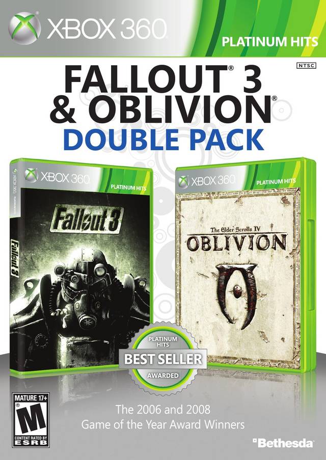 Fallout 3 & Oblivion Double Pack (Xbox 360) (ONLINE ORDER ONLY)