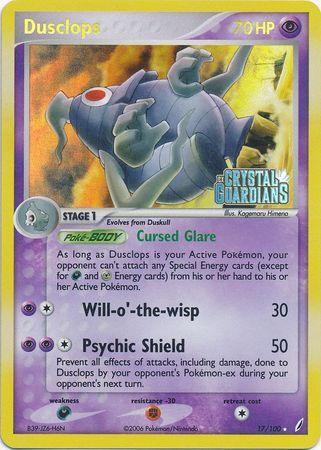 Dusclops (17/100) (Stamped) [EX: Crystal Guardians] (Online Only)
