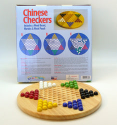 Board Game -  Wood Round Chinese Checkers (ONLINE ORDER ONLY)