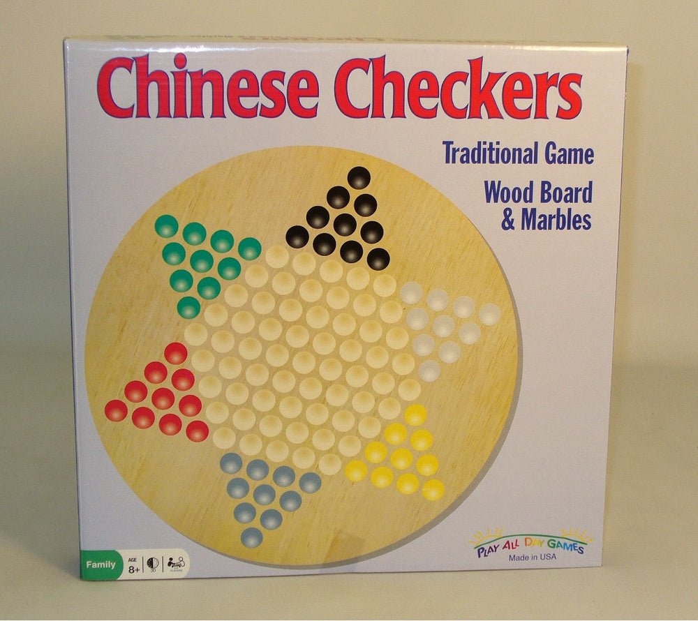 Board Game -  Wood Round Chinese Checkers (ONLINE ORDER ONLY)