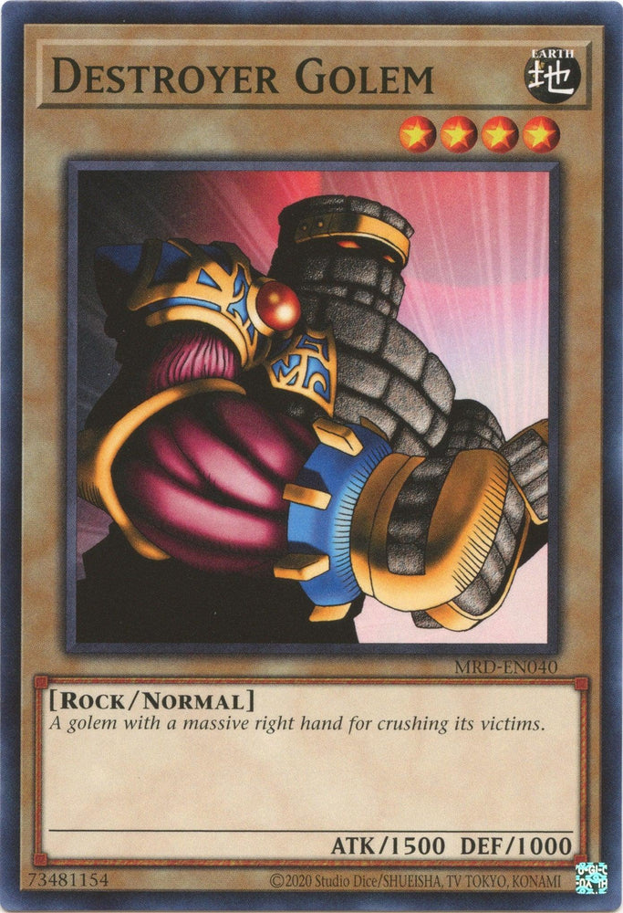 Destroyer Golem (25th Anniversary) [MRD-EN040] Common (ONLINE ORDER ONLY)