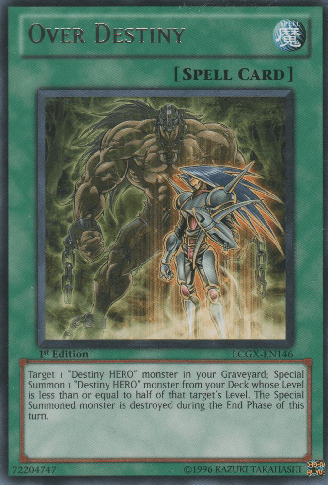 Over Destiny [LCGX-EN146] Rare (ONLINE ORDER ONLY)