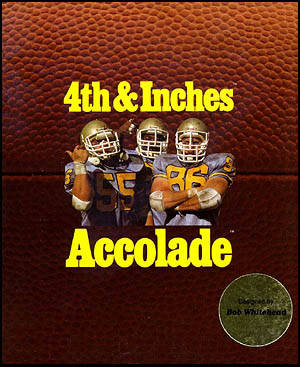 4th & Inches w/ Team Construction Disk (Commodore 64/128) (Online Order Only)