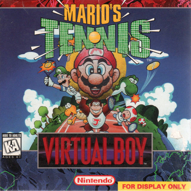 Mario's Tennis (Virtual Boy) (ONLINE ORDER ONLY)