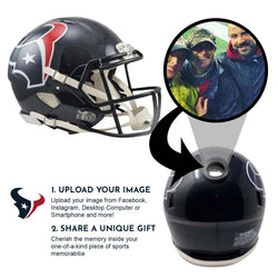 Houston Texans NFL Mini Helmet - Picture Inside (Online Order Only) (ONLINE ORDER ONLY)