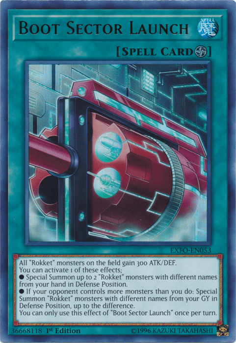 Boot Sector Launch [EXFO-EN053] Ultra Rare (ONLINE ORDER ONLY)