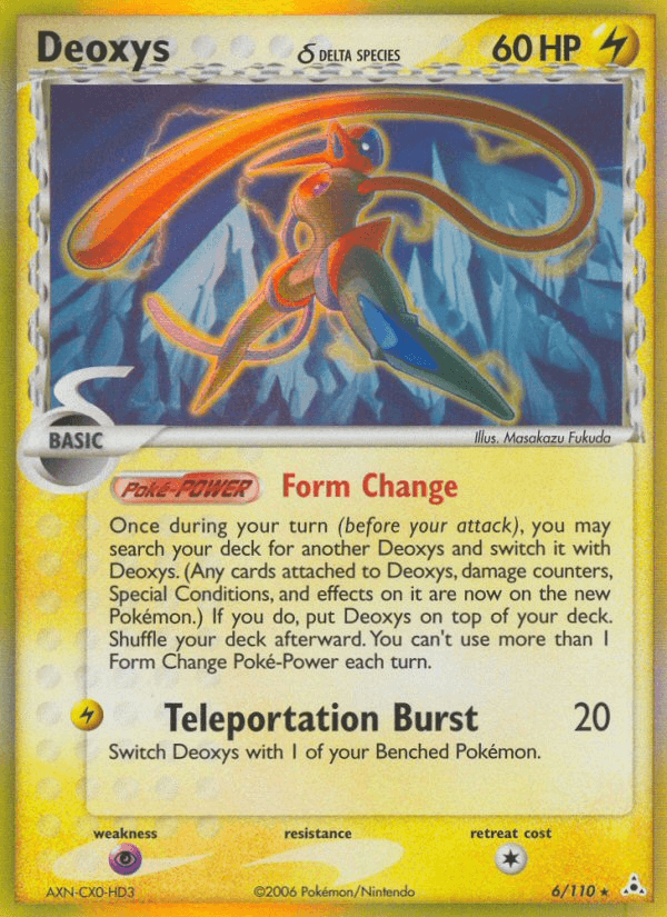 Deoxys (6/110) (Delta Species) [EX: Holon Phantoms] (Online Only)