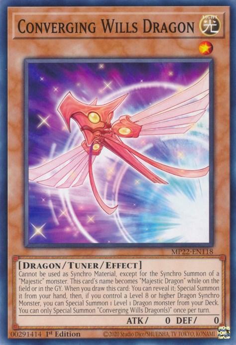 Converging Wills Dragon [MP22-EN118] Common (ONLINE ORDER ONLY)
