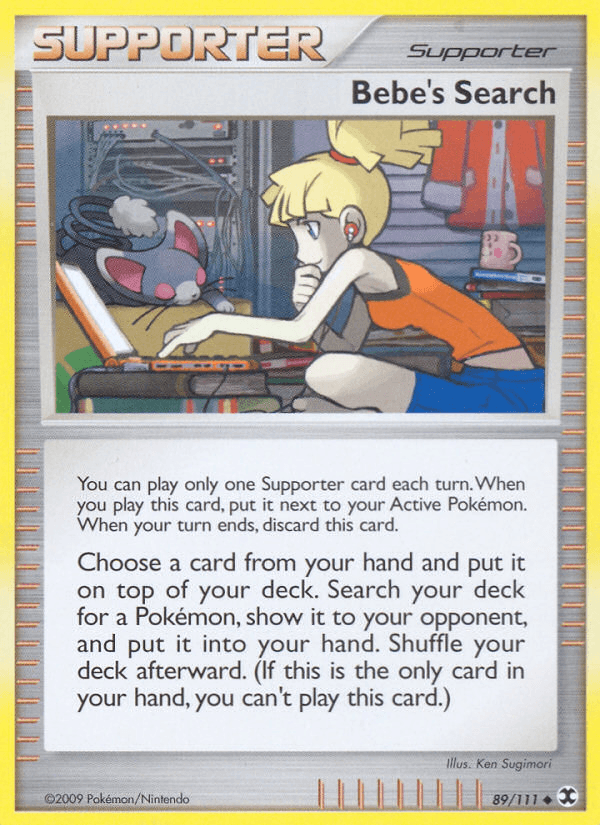 Bebe's Search (89/111) [Platinum: Rising Rivals] (Online Only)