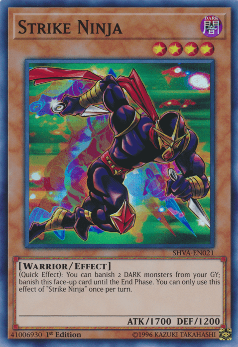 Strike Ninja [SHVA-EN021] Super Rare (ONLINE ORDER ONLY)