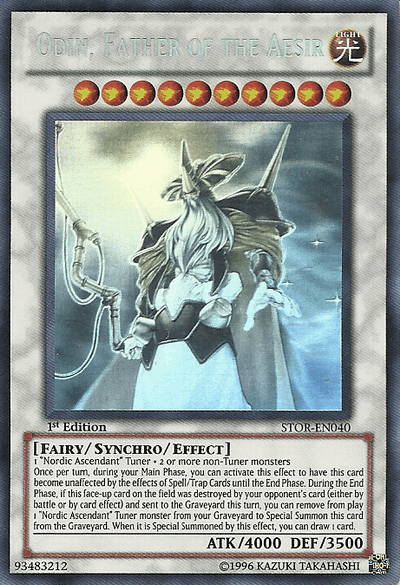 Odin, Father of the Aesir [STOR-EN040] Ghost Rare (ONLINE ORDER ONLY)
