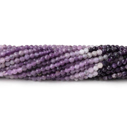 2.2mm Sugilite Micro Faceted Round Beads 12.25 inch 158 pieces AA