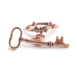 22x22mm Copper Victorian Design with Key Toggle (ONLINE ORDER ONLY)
