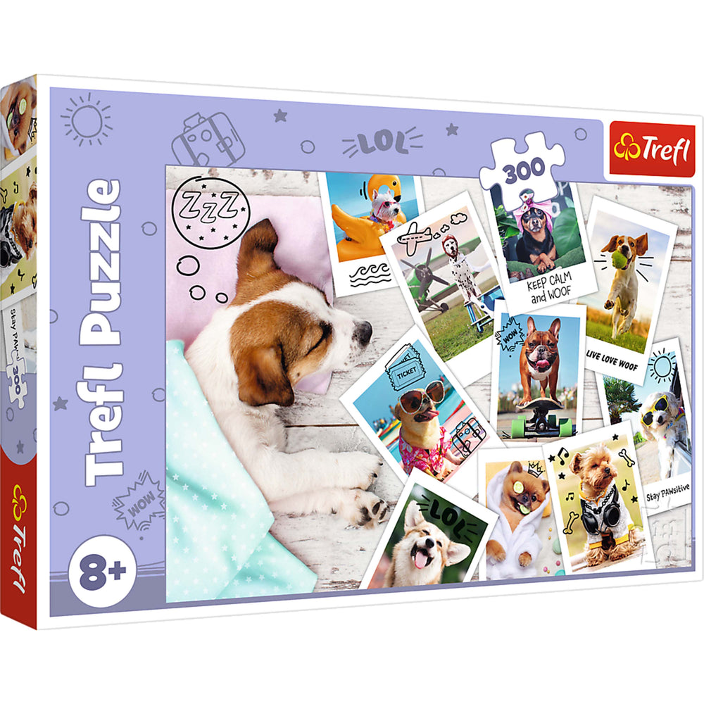 Trefl Red 300 Piece Kids Puzzle - Holiday Pictures (ONLINE ORDER ONLY)
